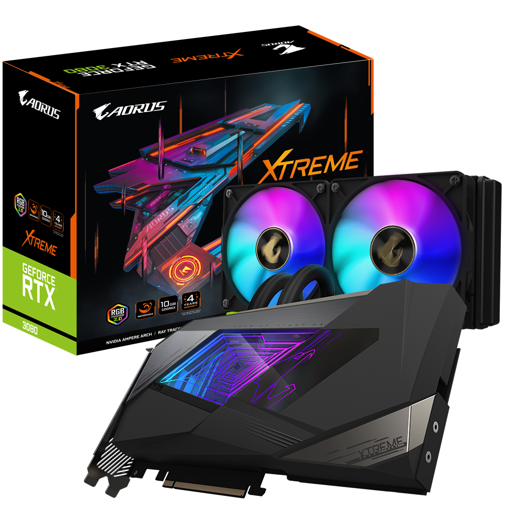AORUS GeForce RTX™ 3080 XTREME WATERFORCE 10G (rev. 2.0)