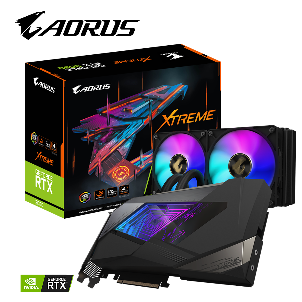 AORUS GeForce RTX™ 3080 XTREME WATERFORCE 12G