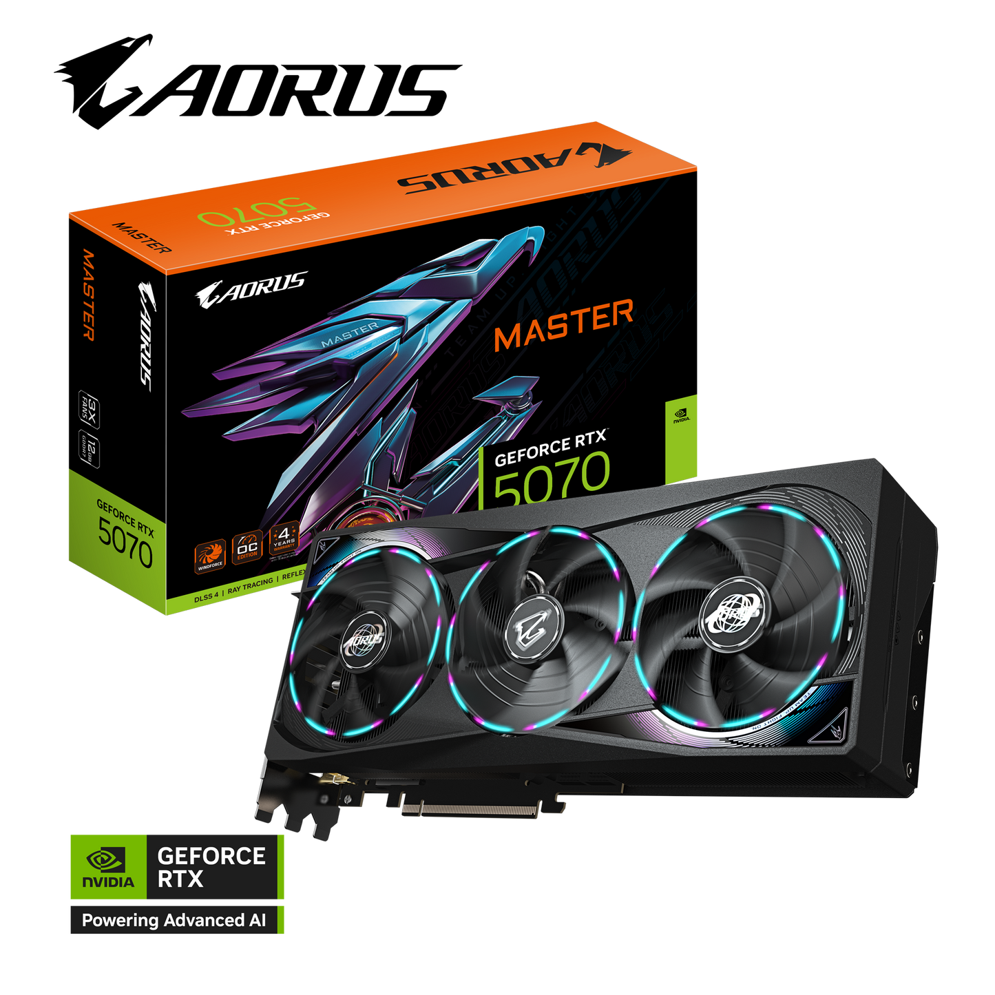 AORUS GeForce RTX™ 5070 MASTER 12G