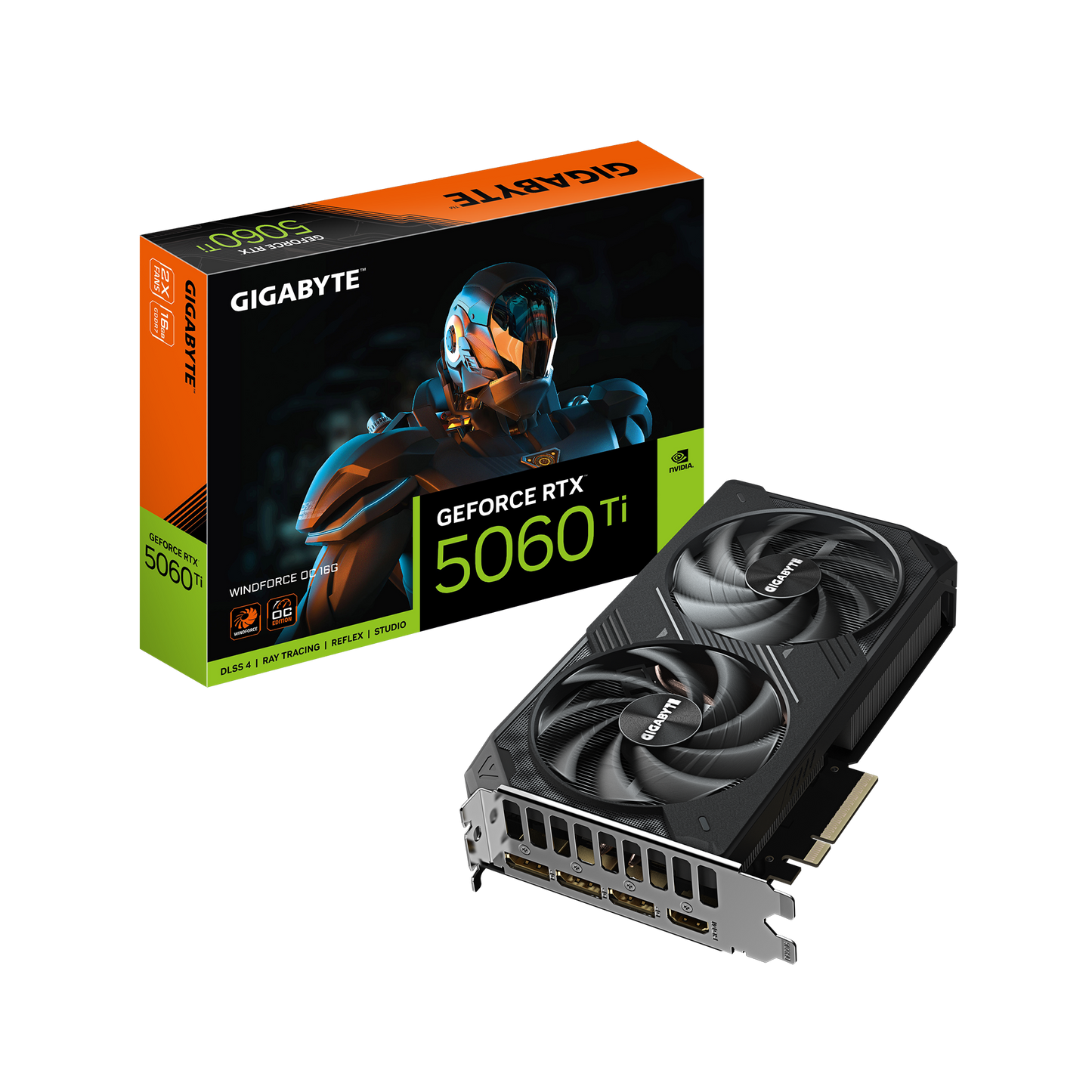 GeForce RTX™ 5060 Ti WINDFORCE OC 16G