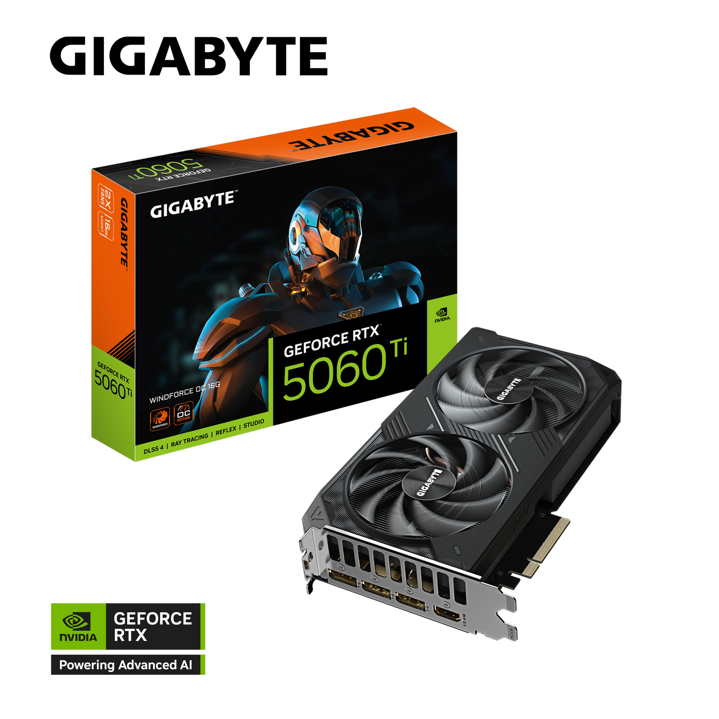GeForce RTX™ 5060 Ti WINDFORCE OC 16G