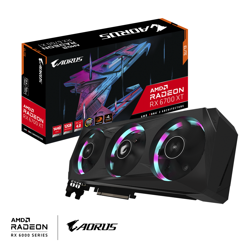 AORUS Radeon™ RX 6700 XT ELITE 12G