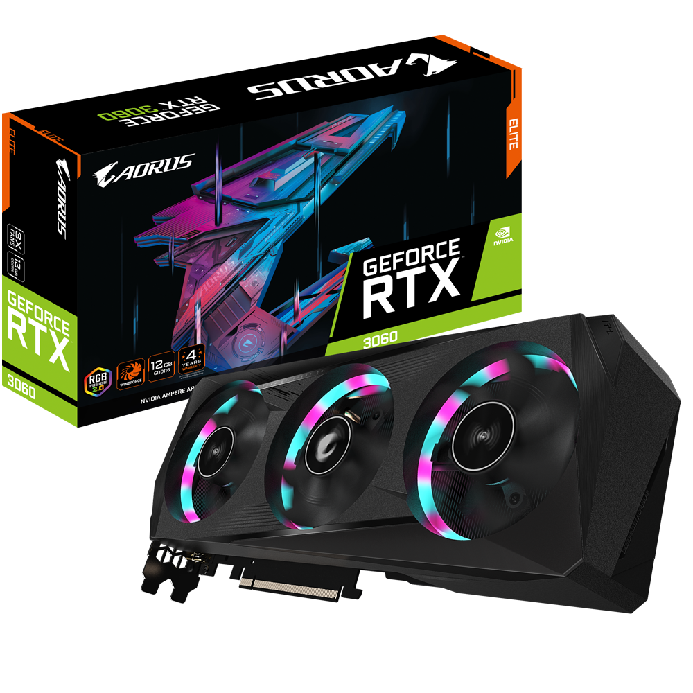 AORUS GeForce RTX™ 3060 ELITE 12G (rev. 2.0)