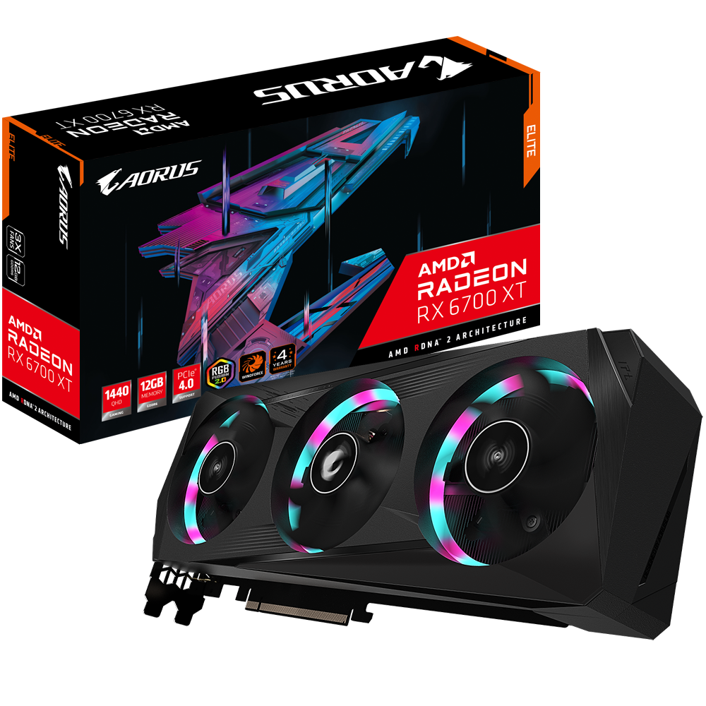 AORUS Radeon™ RX 6700 XT ELITE 12G