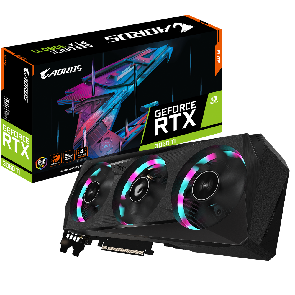 AORUS GeForce RTX™ 3060 Ti ELITE 8G (rev. 1.0)