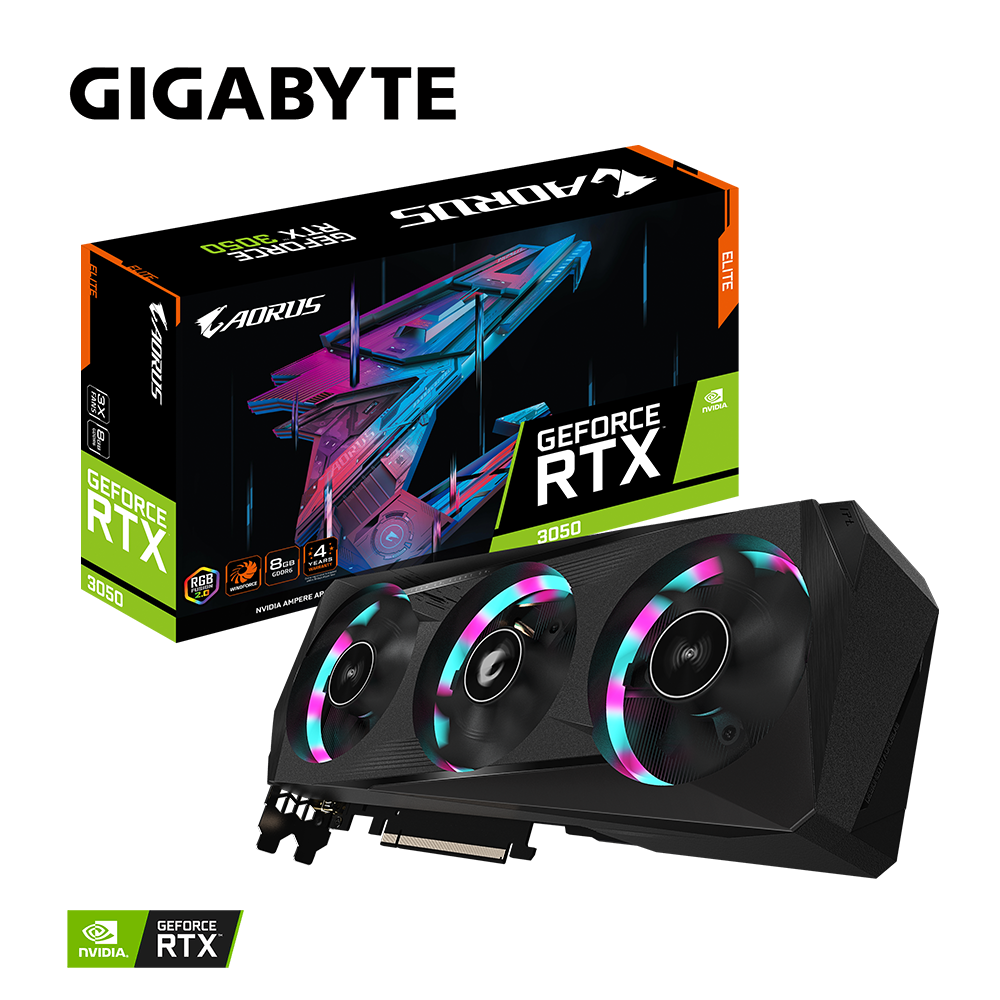 AORUS GeForce RTX™ 3050 ELITE 8G