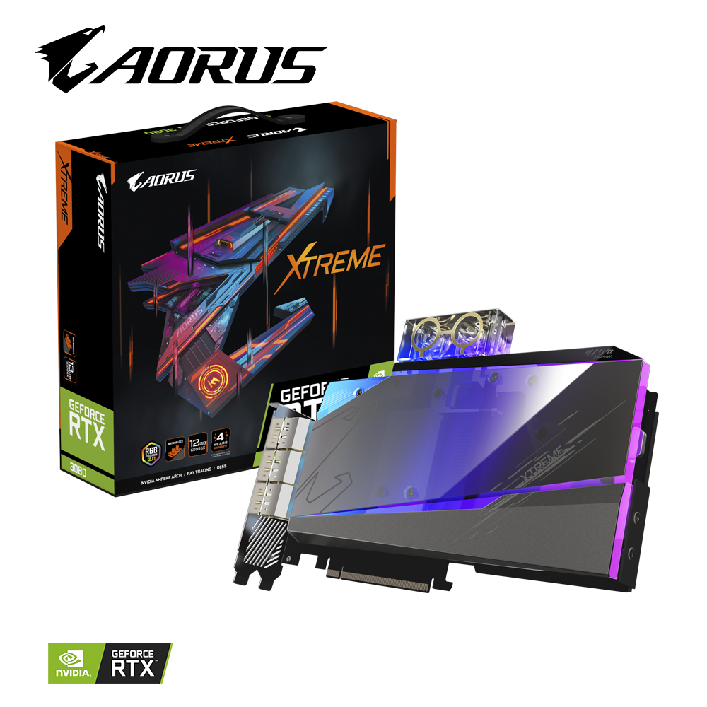 AORUS GeForce RTX™ 3080 XTREME WATERFORCE WB 12G