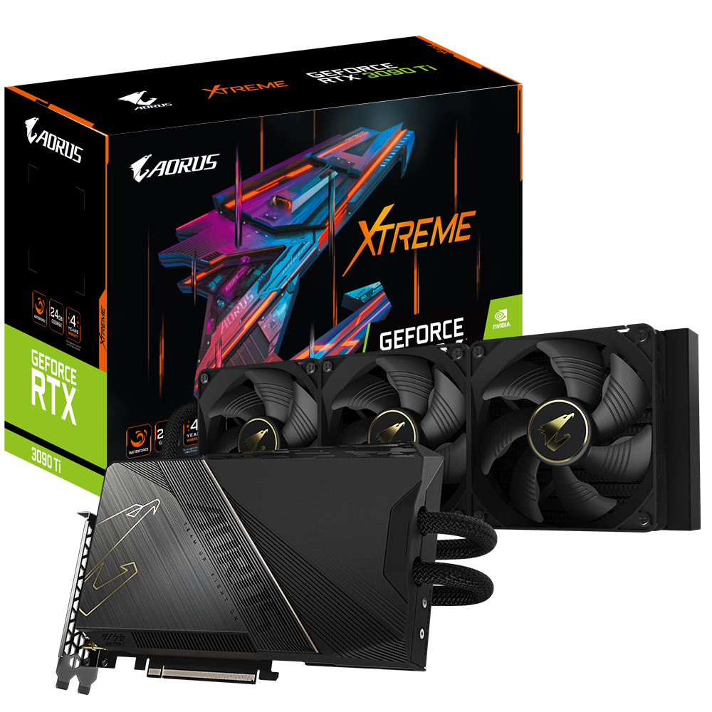 AORUS GeForce RTX™ 3090 Ti XTREME WATERFORCE 24G