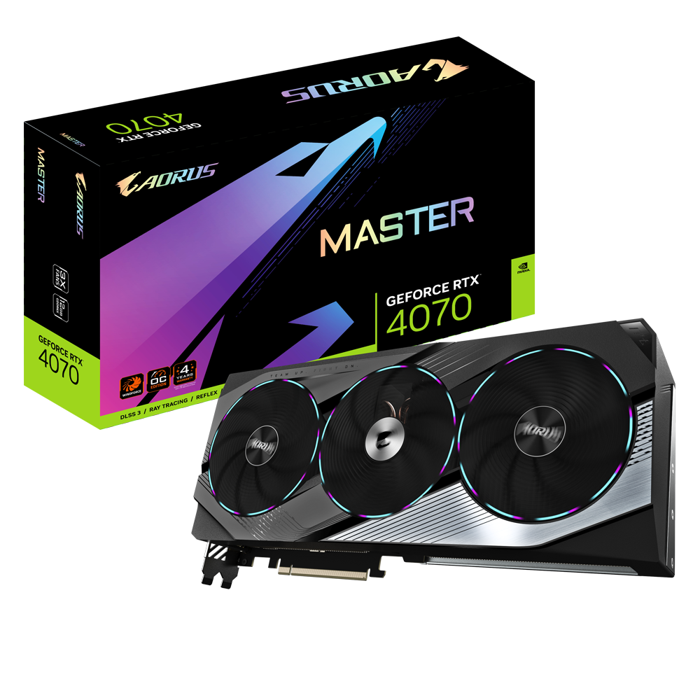 AORUS GeForce RTX™ 4070 MASTER 12G