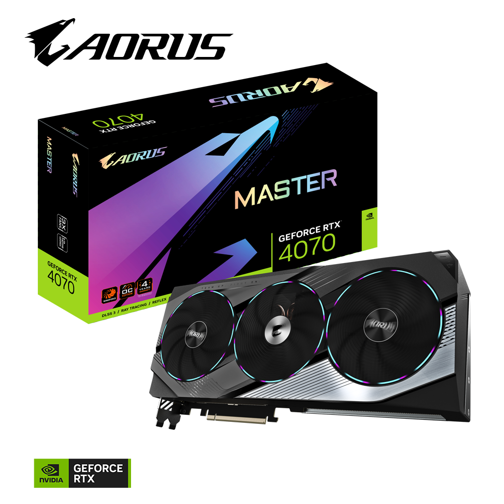 AORUS GeForce RTX™ 4070 MASTER 12G