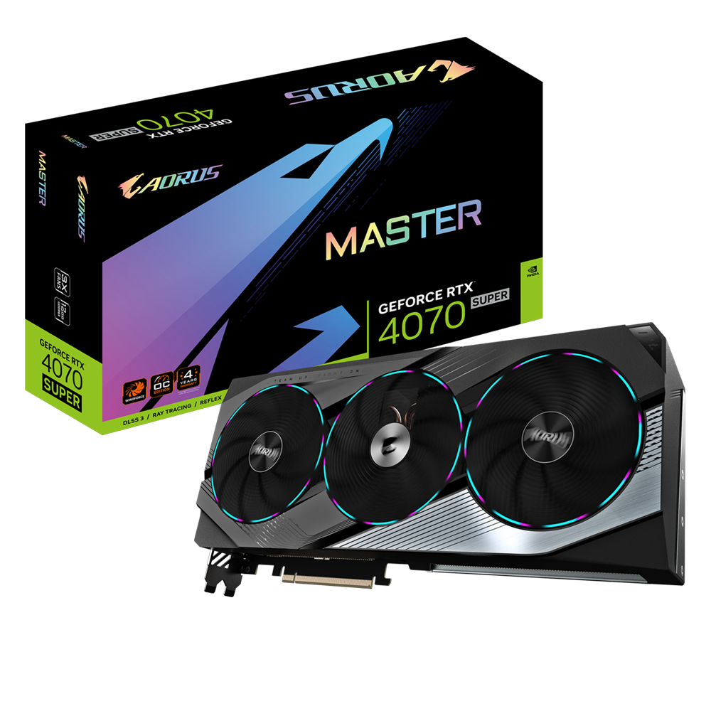 AORUS GeForce RTX™ 4070 SUPER MASTER 12G