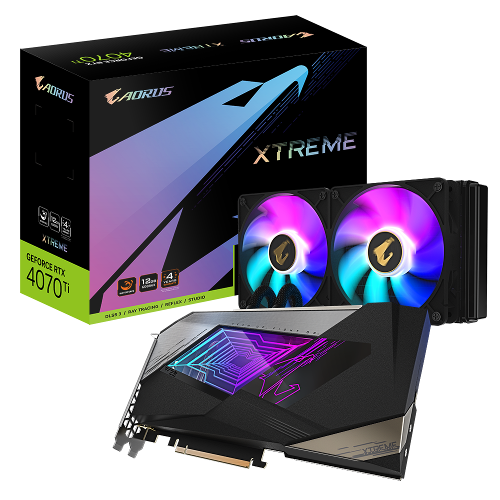 AORUS GeForce RTX™ 4070 Ti 12GB XTREME WATERFORCE