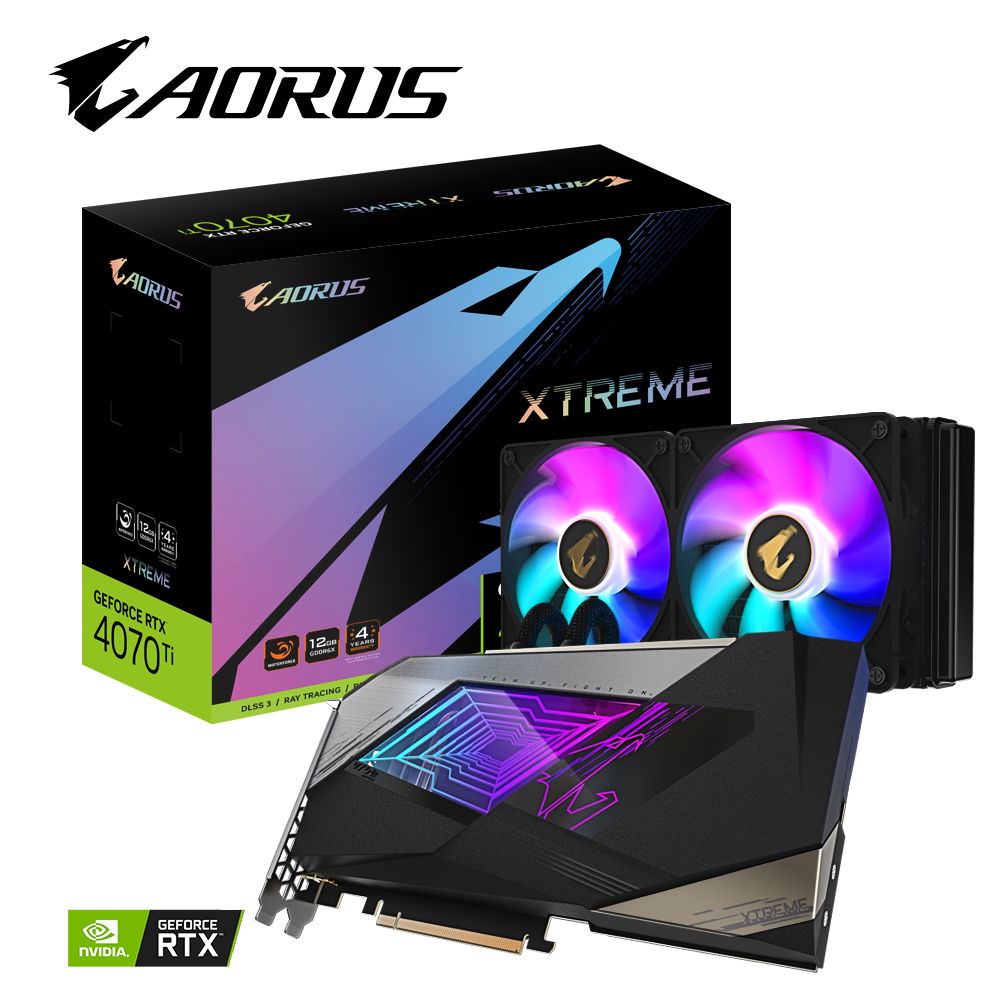 AORUS GeForce RTX™ 4070 Ti 12GB XTREME WATERFORCE