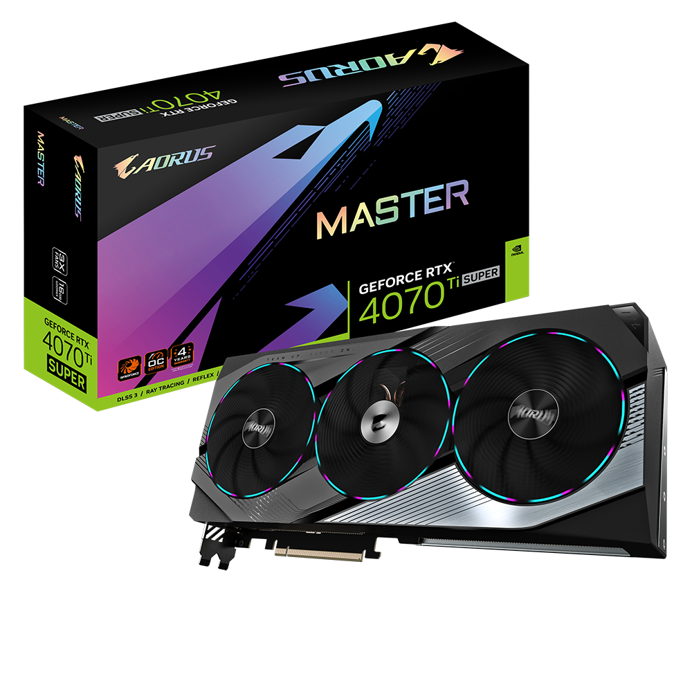 AORUS GeForce RTX™ 4070 Ti SUPER MASTER 16G