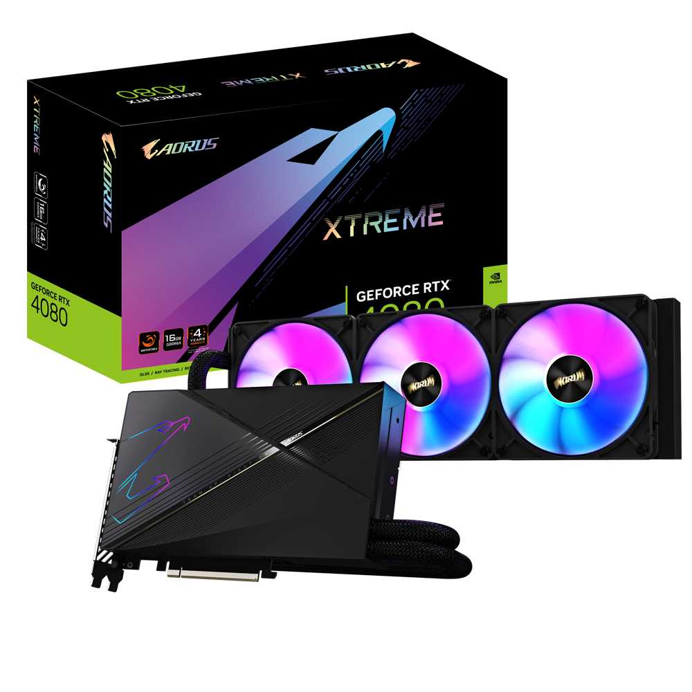 AORUS GeForce RTX™ 4080 16GB XTREME WATERFORCE