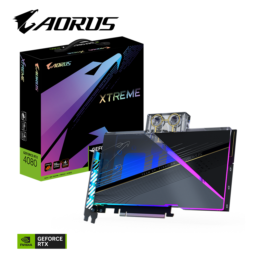 AORUS GeForce RTX™ 4080 16GB XTREME WATERFORCE WB