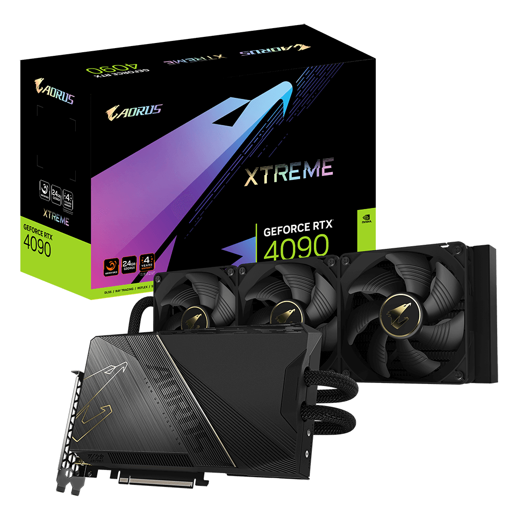 AORUS GeForce RTX™ 4090 XTREME WATERFORCE 24G (rev. 1.1)