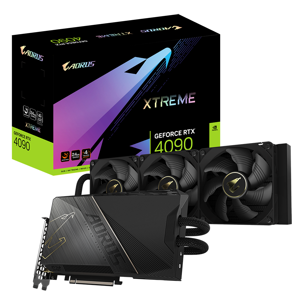 AORUS GeForce RTX™ 4090 XTREME WATERFORCE 24G (rev. 1.0)