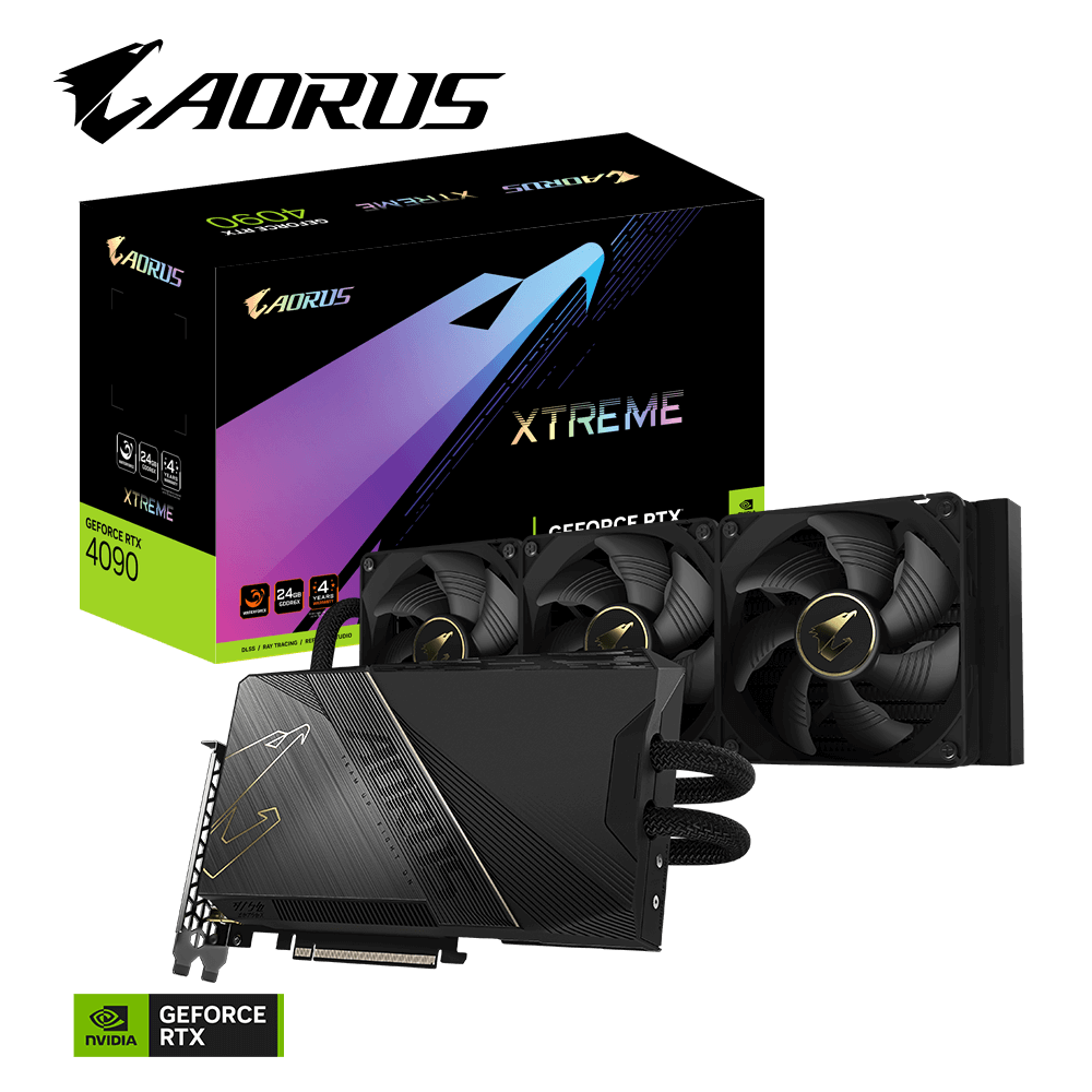 AORUS GeForce RTX™ 4090 XTREME WATERFORCE 24G (rev. 1.1)