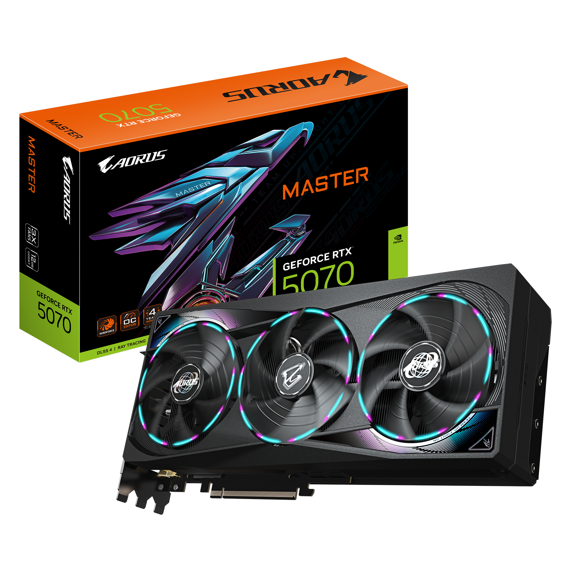 AORUS GeForce RTX™ 5070 MASTER 12G