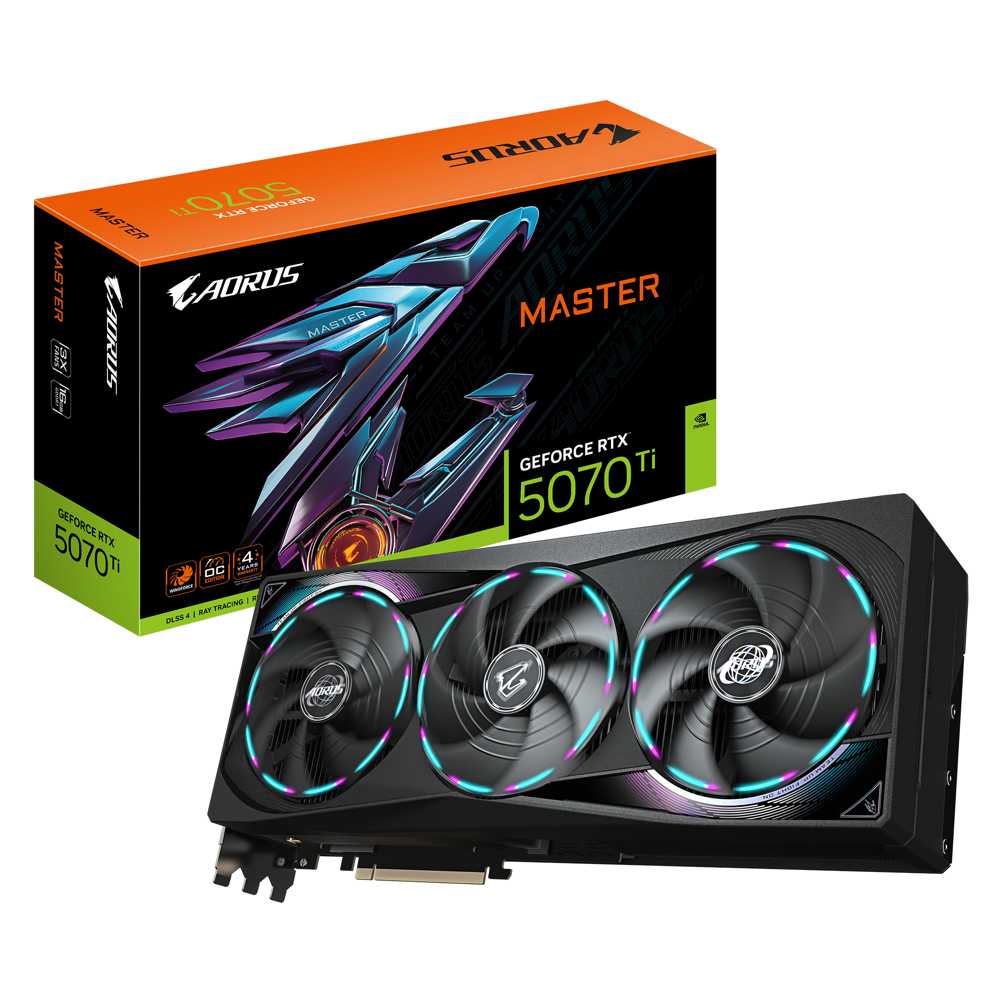 AORUS GeForce RTX™ 5070 Ti MASTER 16G