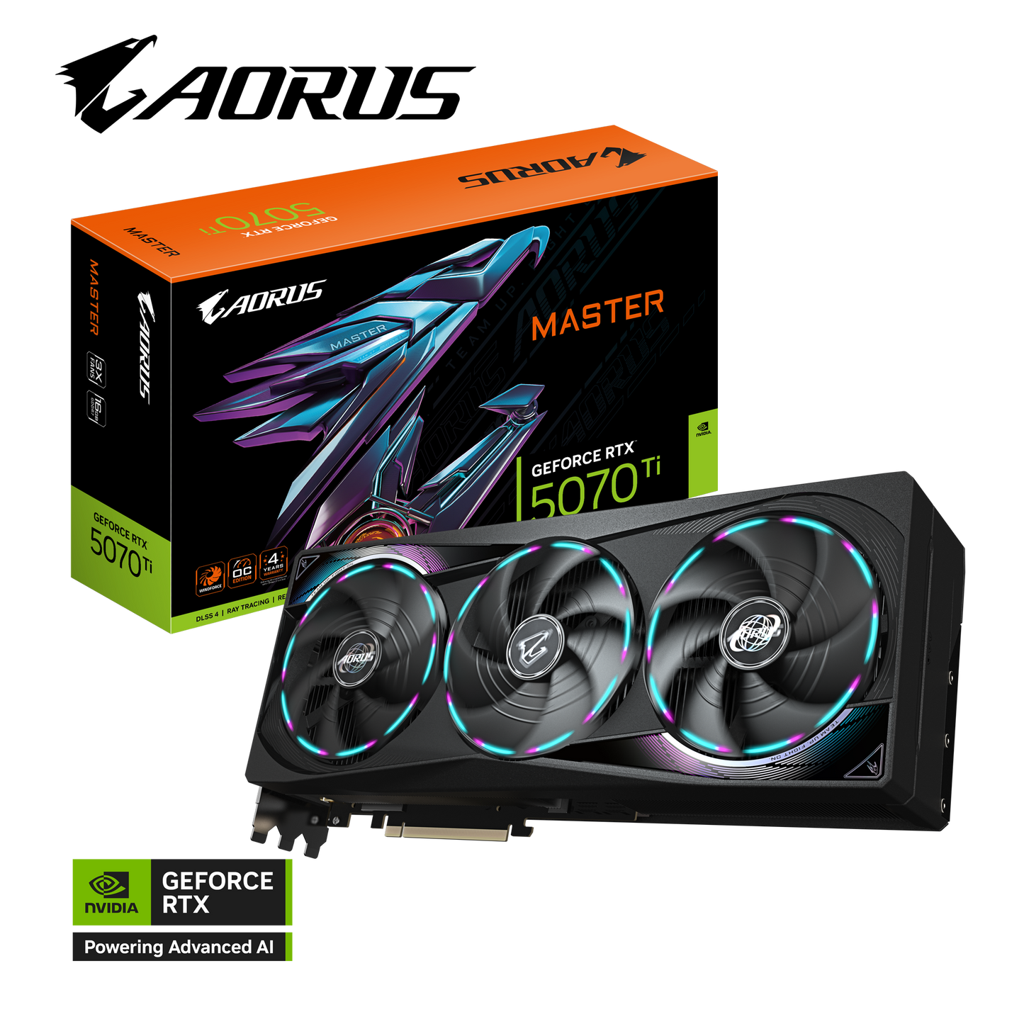 AORUS GeForce RTX™ 5070 Ti MASTER 16G