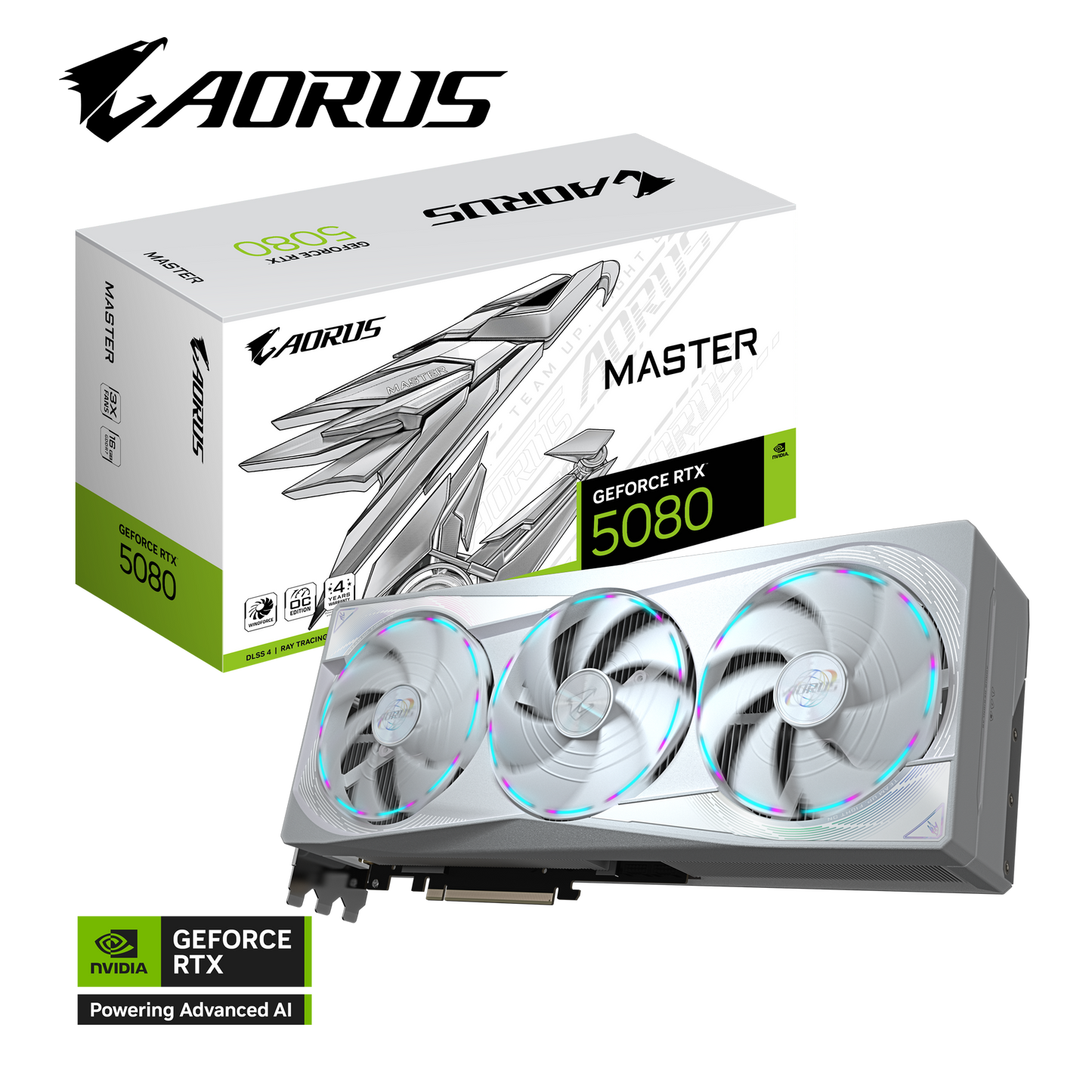 AORUS GeForce RTX™ 5080 MASTER ICE 16G