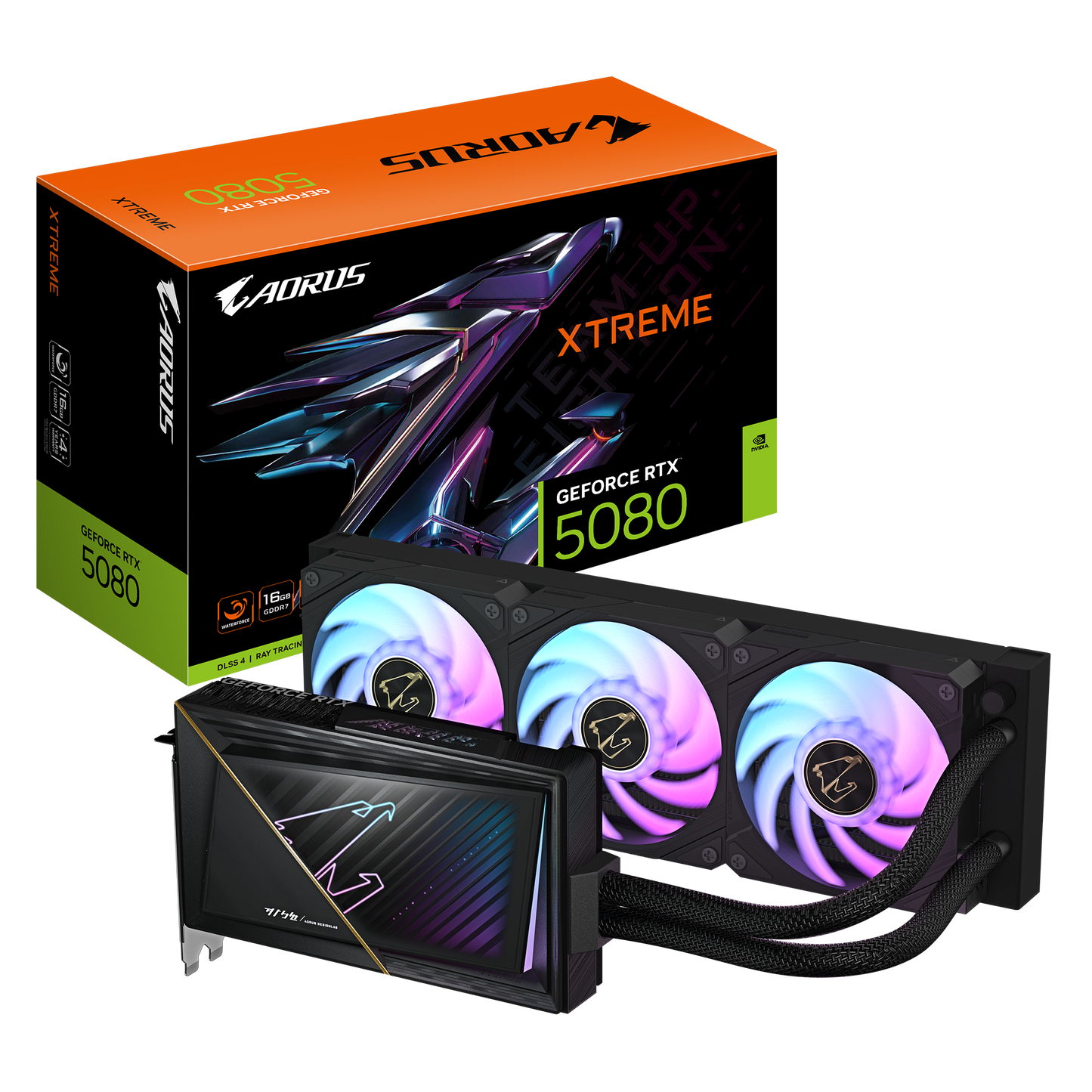 AORUS GeForce RTX™ 5080 XTREME WATERFORCE 16G