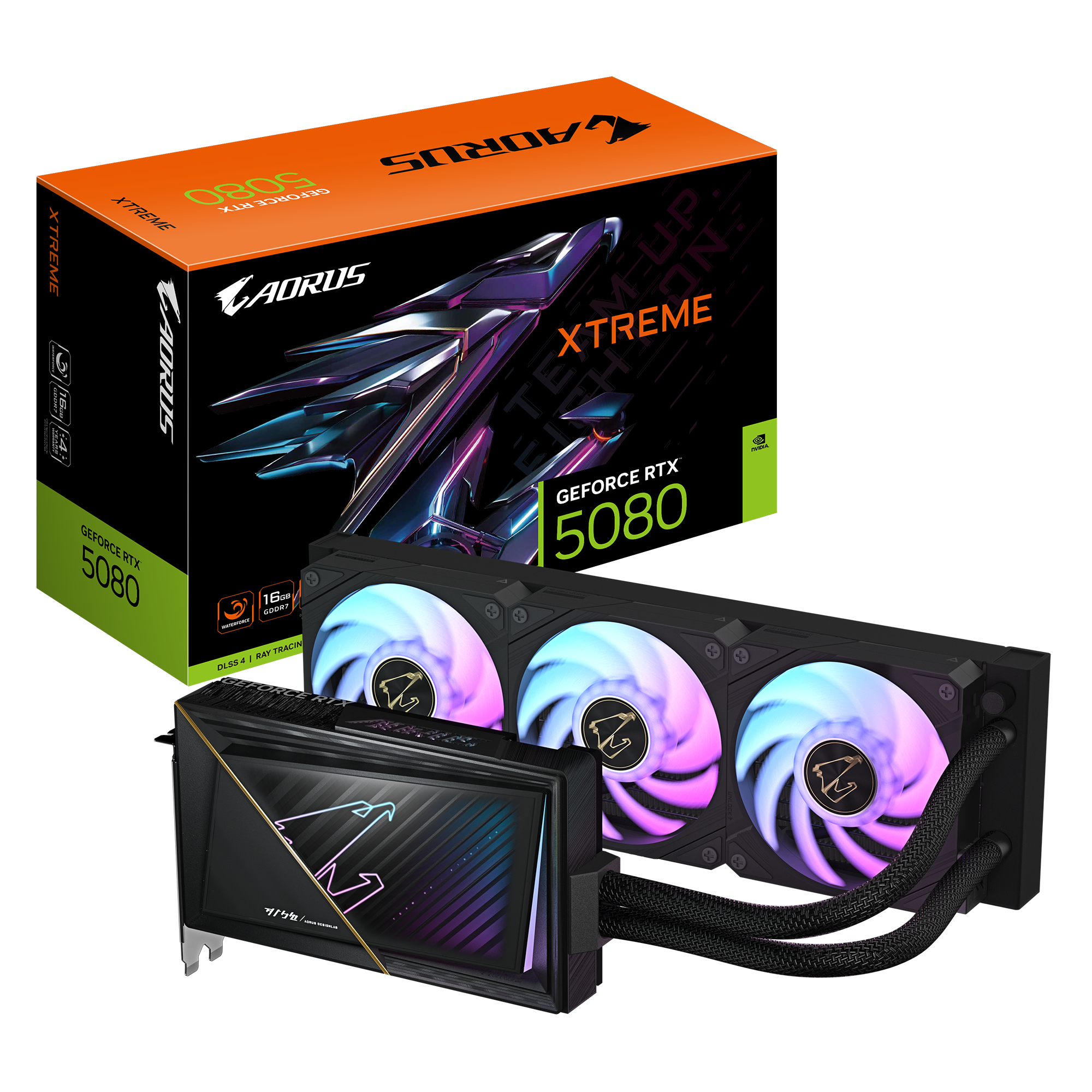AORUS GeForce RTX™ 5080 XTREME WATERFORCE 16G
