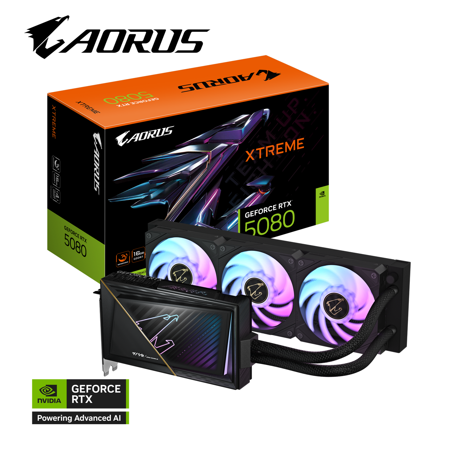 AORUS GeForce RTX™ 5080 XTREME WATERFORCE 16G