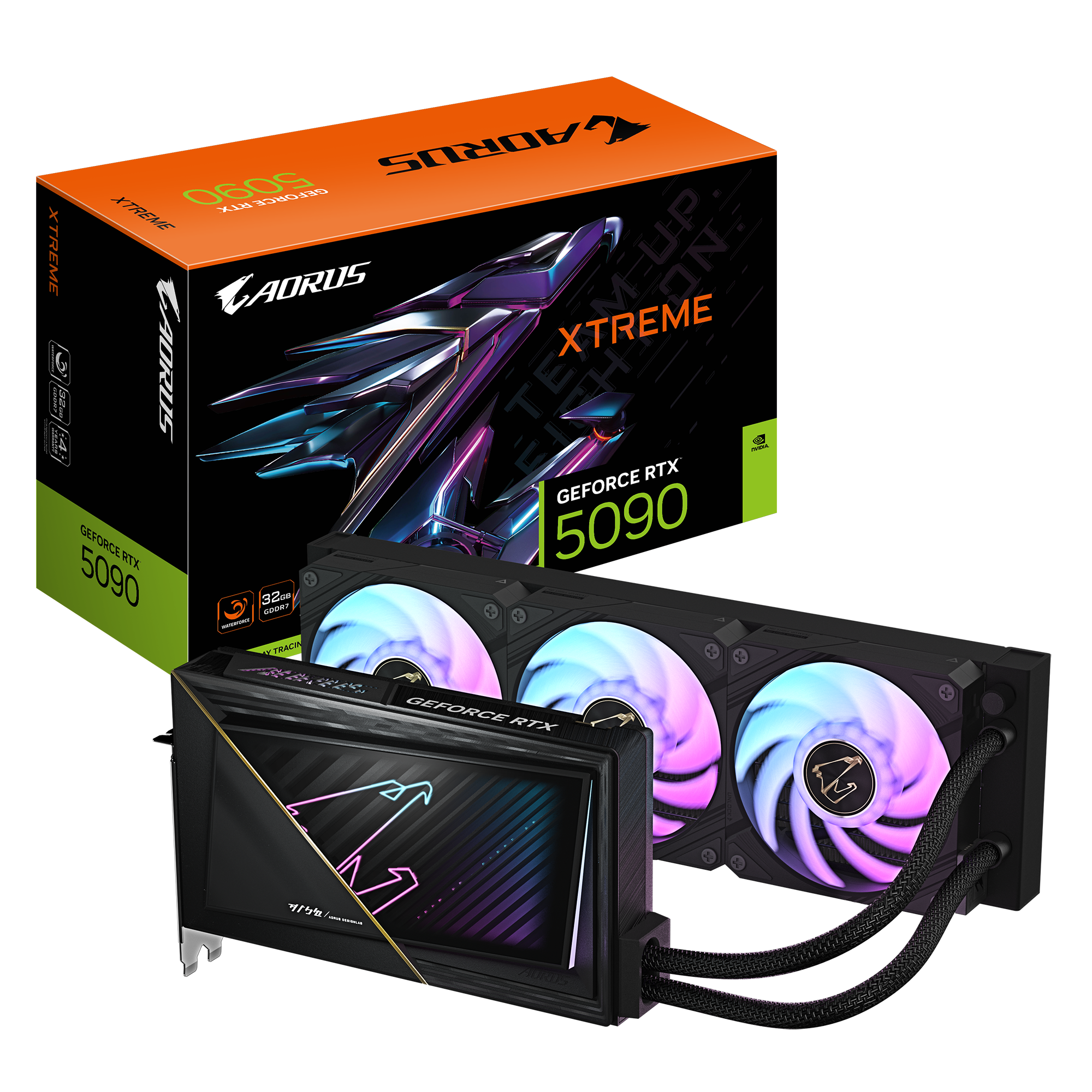 AORUS GeForce RTX™ 5090 XTREME WATERFORCE 32G