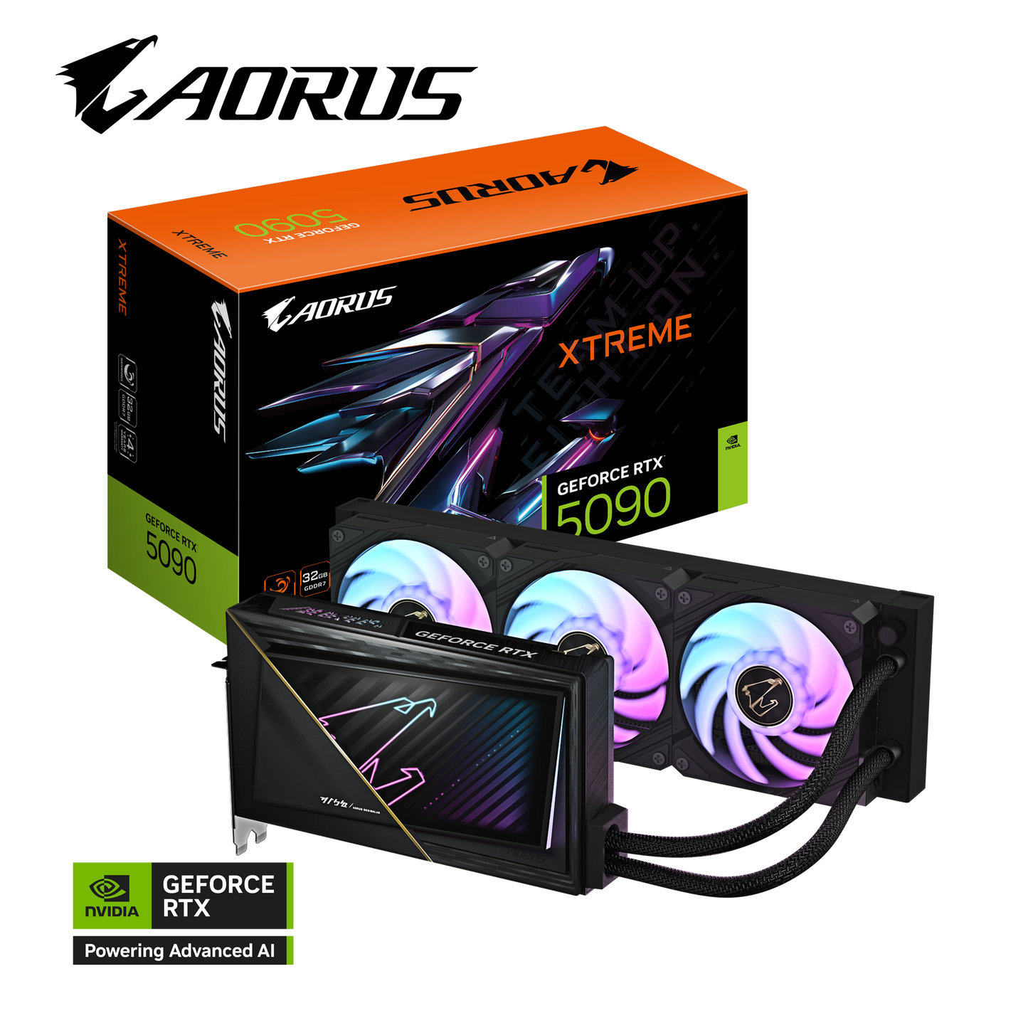 AORUS GeForce RTX™ 5090 XTREME WATERFORCE 32G