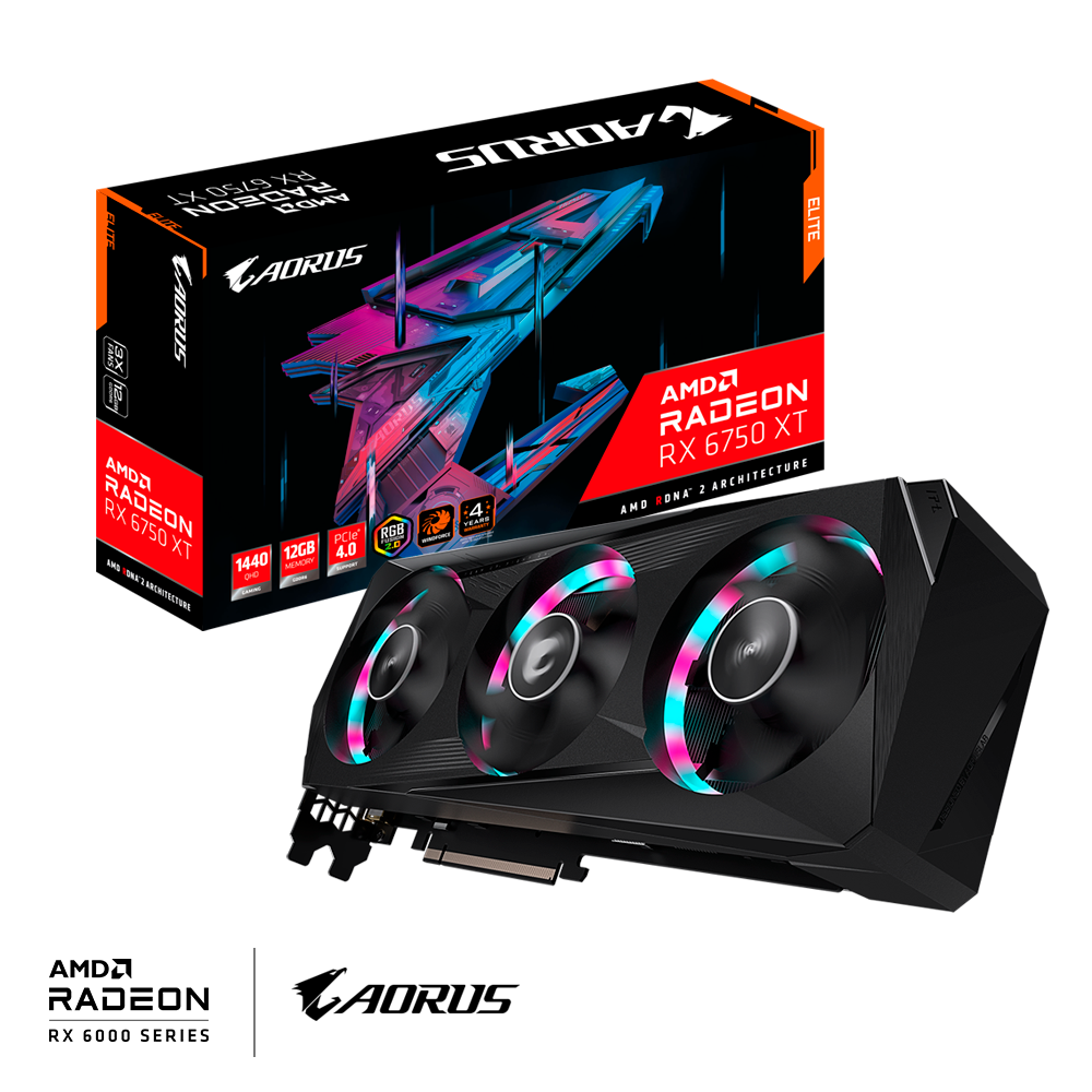 AORUS Radeon™ RX 6750 XT ELITE 12G