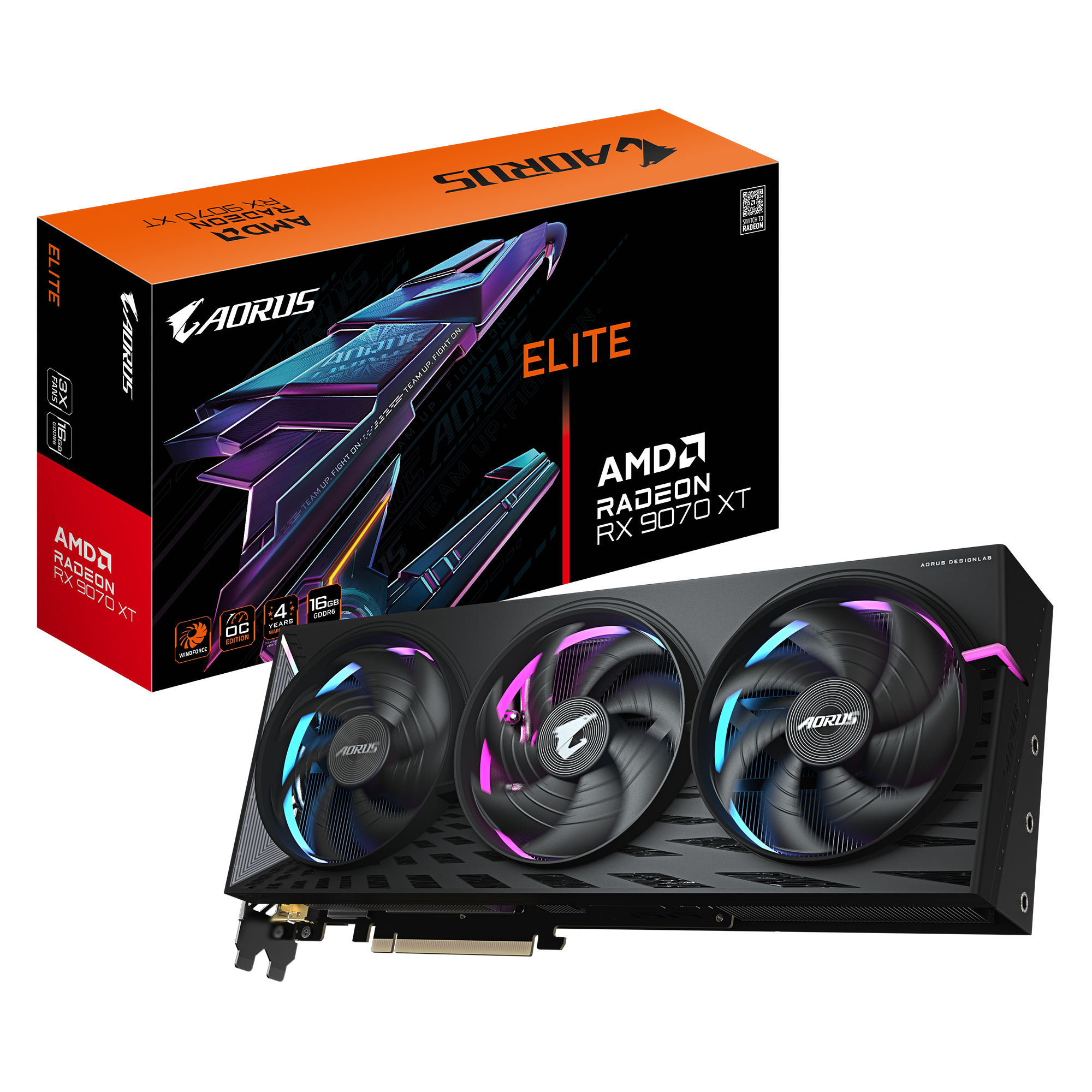 AORUS Radeon™ RX 9070 XT ELITE 16G