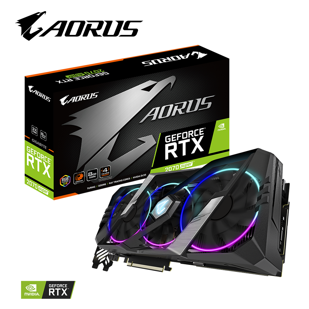 AORUS GeForce® RTX 2070 SUPER™ 8G (rev. 2.0)