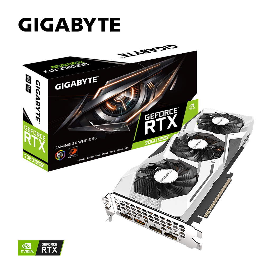 GeForce® RTX 2060 SUPER™ GAMING 3X WHITE 8G (rev. 2.0)