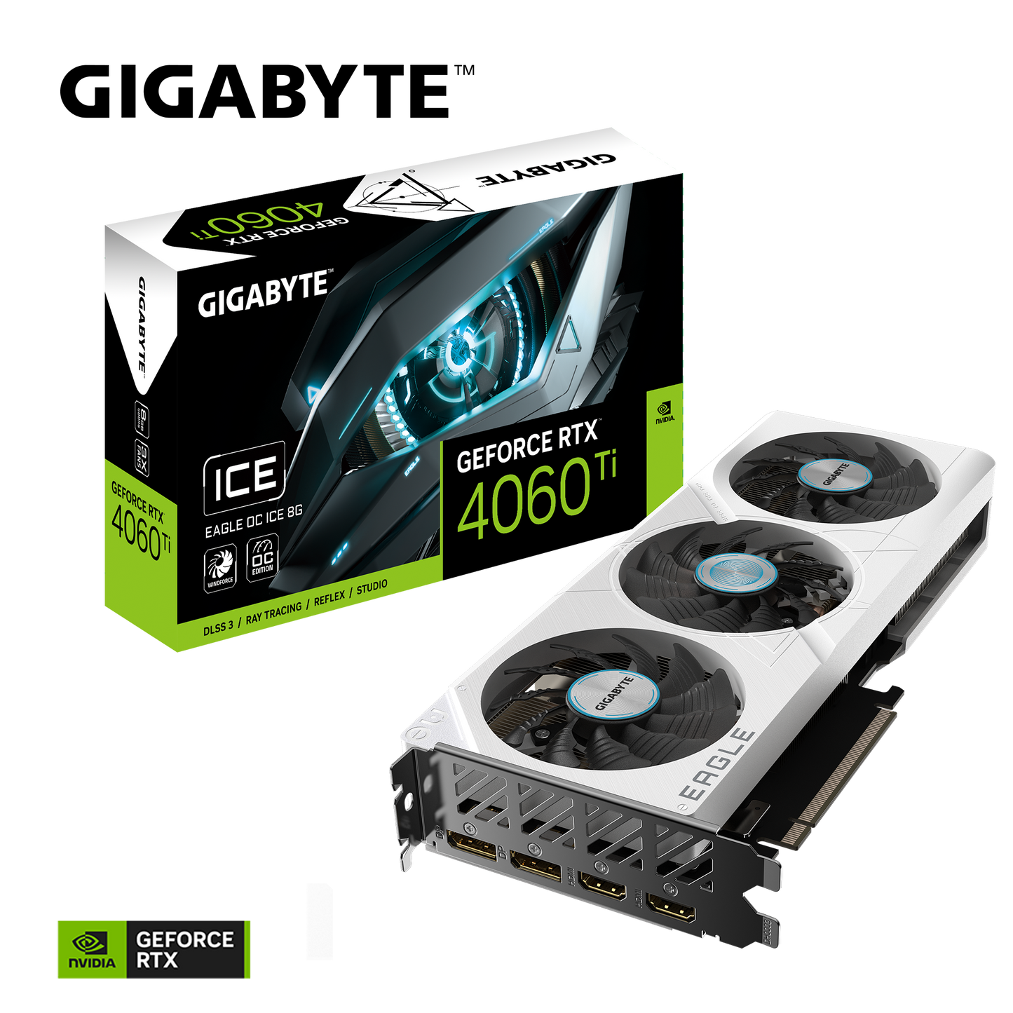 GeForce RTX™ 4060 Ti EAGLE OC ICE 8G