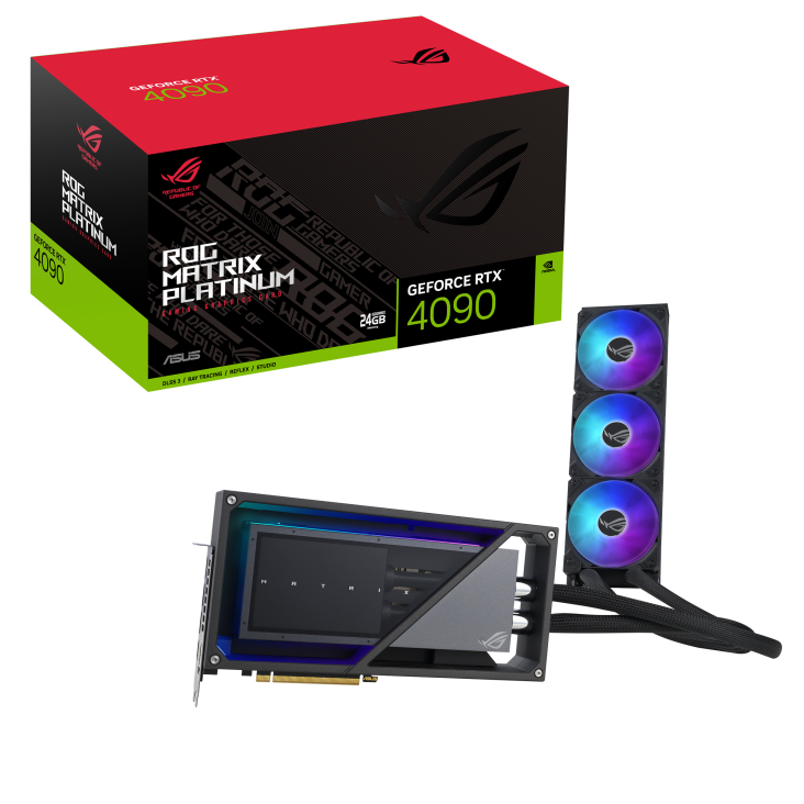 ROG Matrix Platinum GeForce RTX™ 4090 24GB GDDR6X